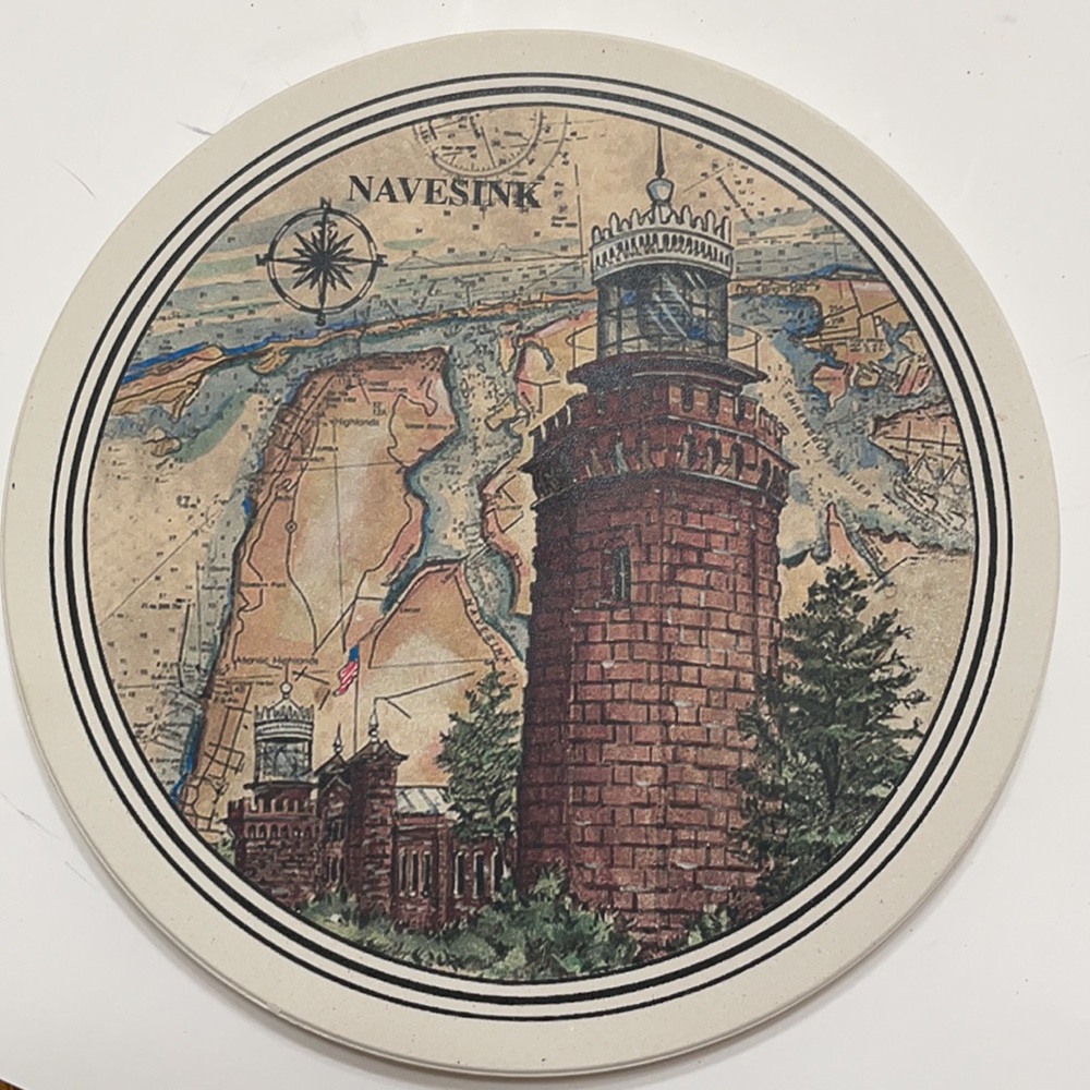 CoasterStone Navesink Lighthouse Trivet 7” Diameter